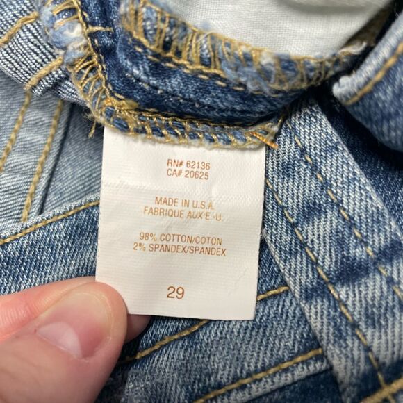 Marciano Women’s Distressed Blue Jeans w/ embellishments Size 29 - Picture 16 of 16